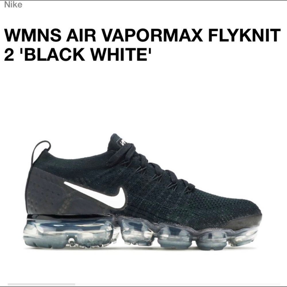 SOLD! NWT Nike Air Vapormax Flyknit 2 Women’s 8.5